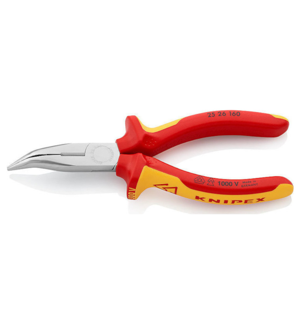 KNIPEX ΜΥΤΟΤΣΙΜΠΙΔΟ ΚΥΡΤΟ ΗΛΕΚΤΡΟΛΟΓΟΥ 160mm 2526160 