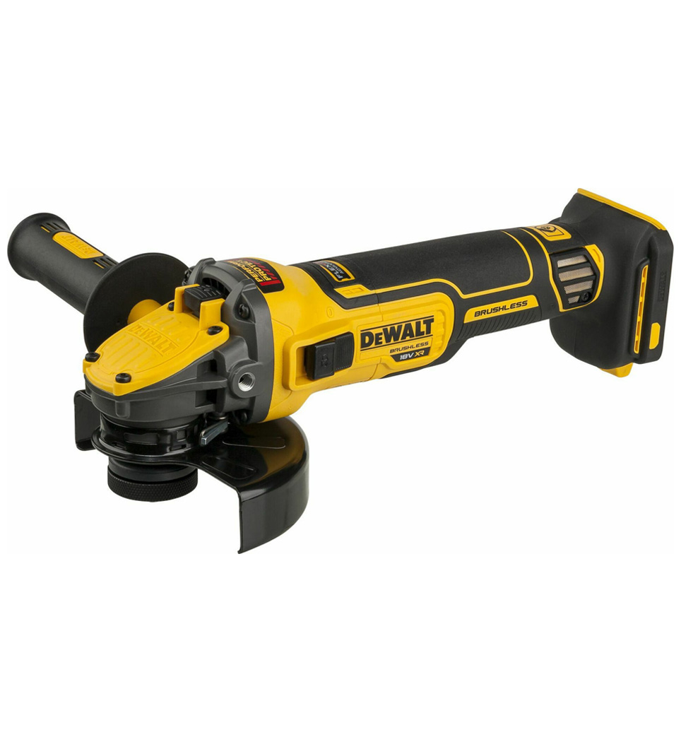 DEWALT ΓΩΝΙΑΚΟΣ ΤΡΟΧΟΣ 125mm ΜΠΑΤΑΡΙΑΣ SOLO DCG409NT-XJ