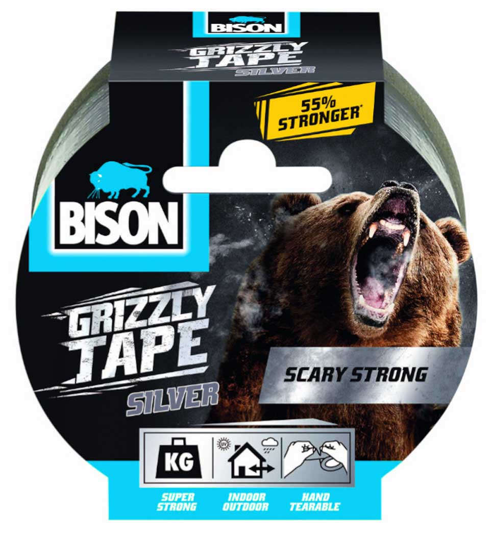 BISON GRIZZLY TAPE ΑΣΗΜΙ 10m