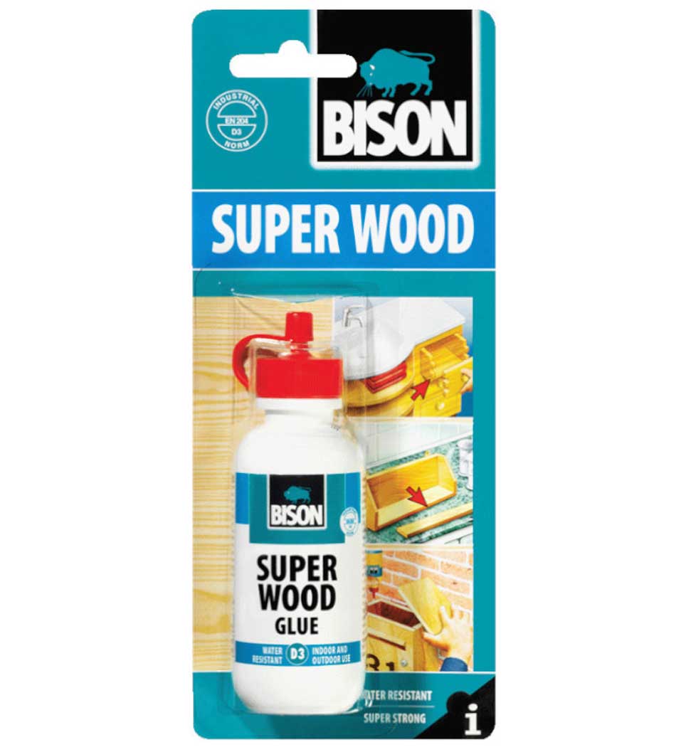 BISON SUPER WOOD GLUE 75gr BLISTER