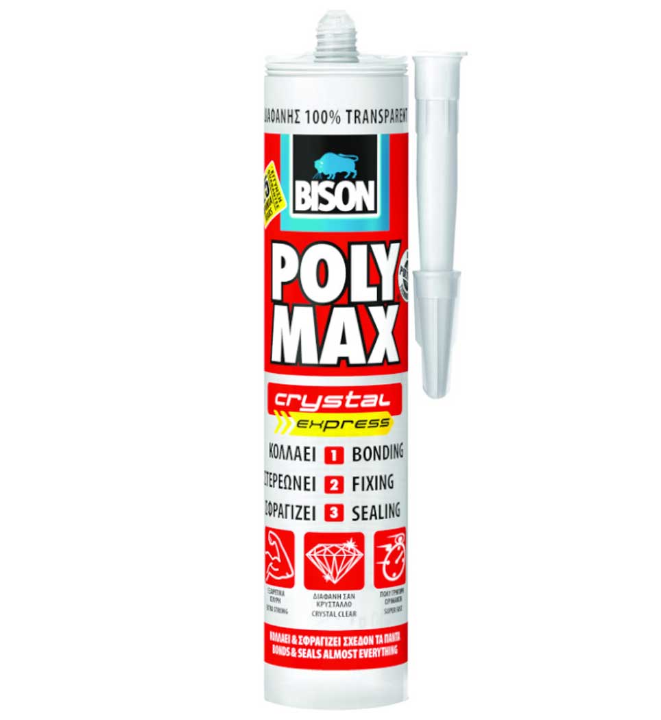 BISON POLY MAX EXPRESS CRYSTAL ΦΥΣΙΓΓΑ 300g