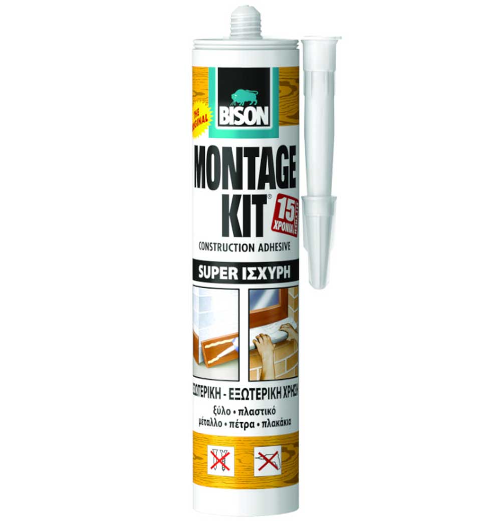 BISON MONTAGEKIT SUPER ΙΣΧΥΡΗ 350gr ΦΥΣΙΓΓΑ
