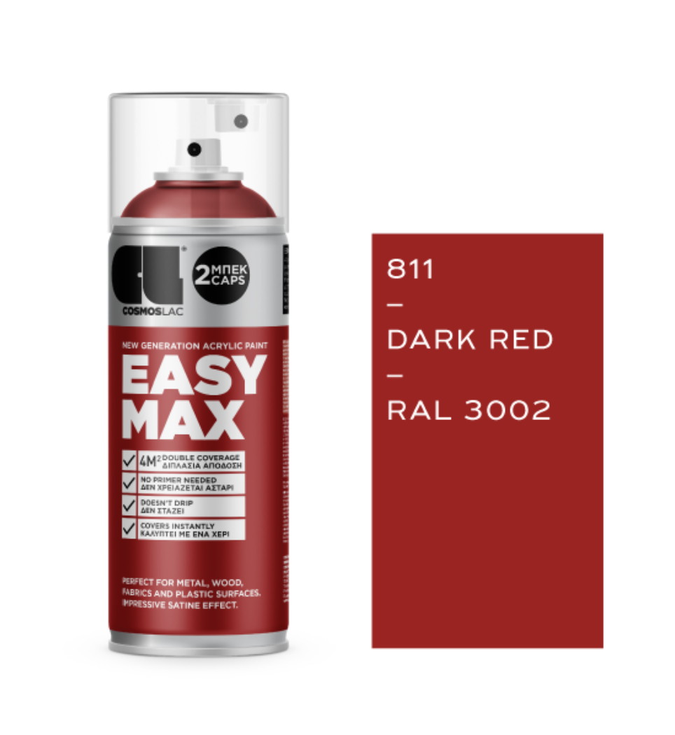 COSMOS LAC EASY MAX DARK RED  811 400ml