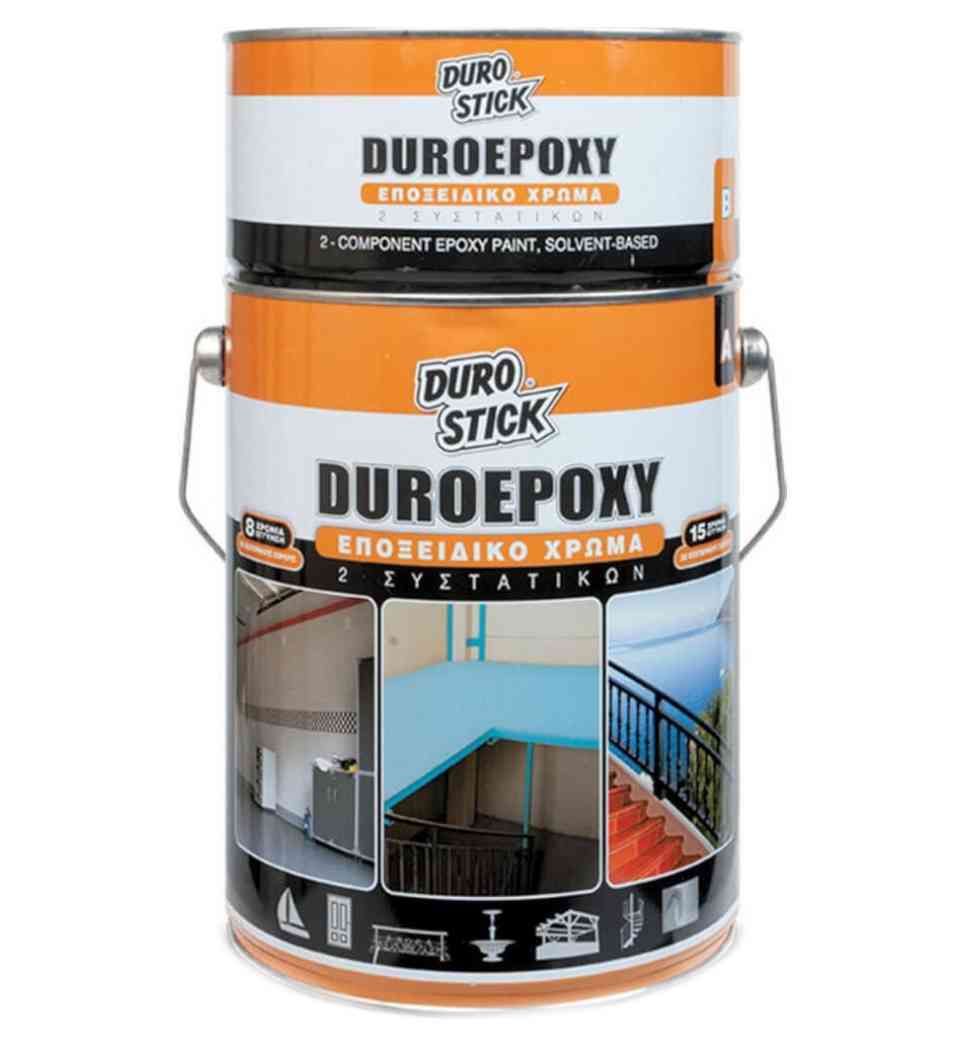 DUROSTICK DUROEPOXY PRIMER ΕΠΟΞΕΙΔΙΚΟ ΧΡΩΜΑ ΓΚΡΙ 4KG