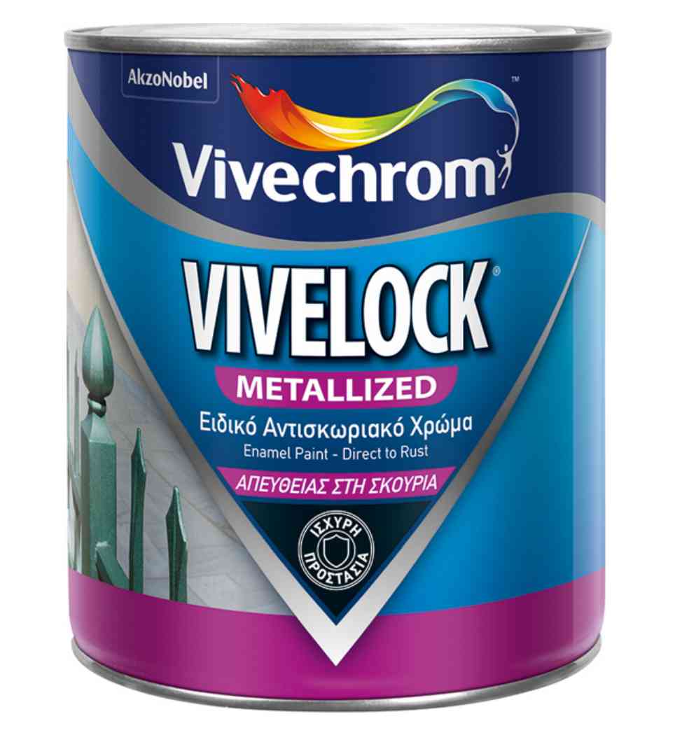 VIVECHROM VIVELOCK METALLIZED 704 GREEN 750ML