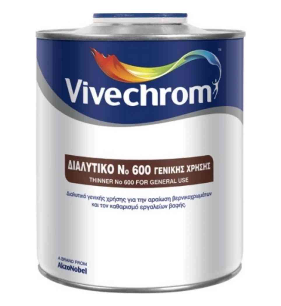 VIVECHROM ΔΙΑΛΥΤΙΚΟ No 600 ΓΕΝΙΚΗΣ ΧΡΗΣΗΣ 4L