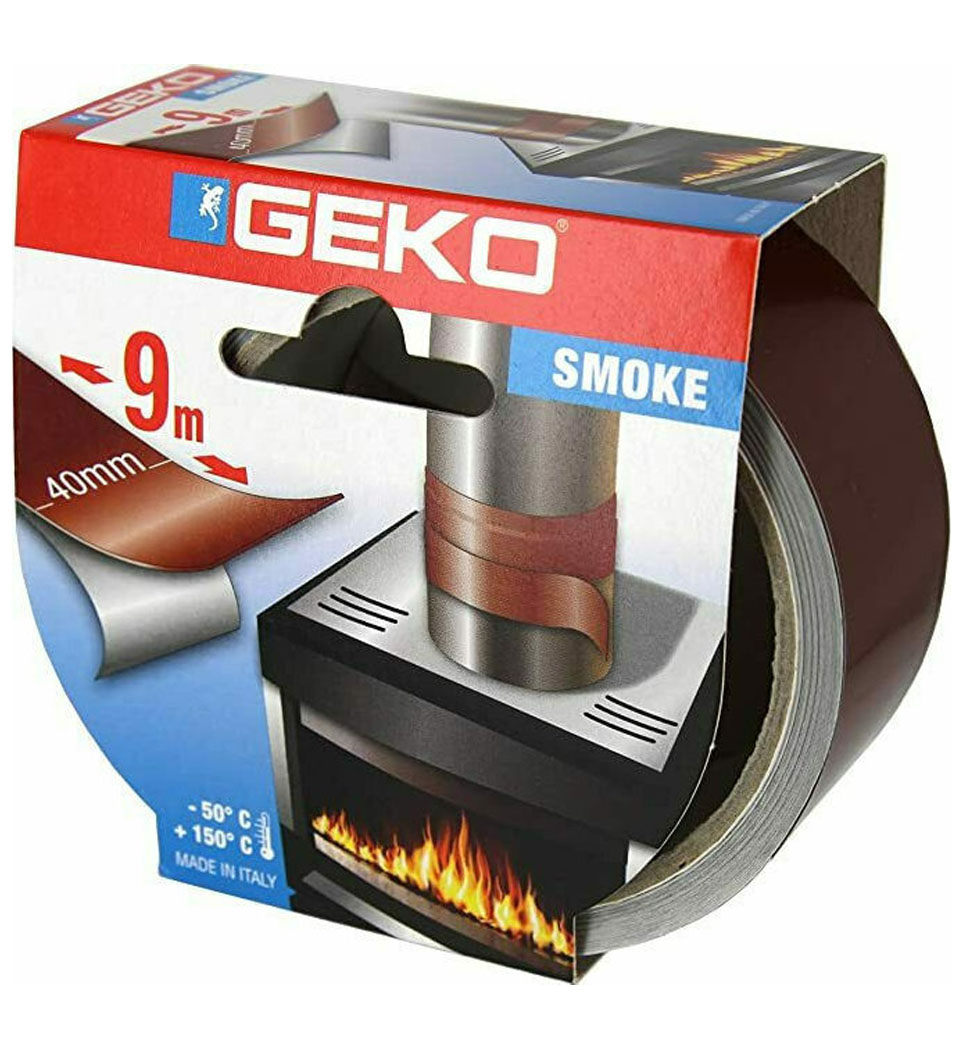 GEKO SMOKE ΑΥΤΟΚΟΛΛΗΤΗ ΤΑΙΝΙΑ ΘΕΡΜΟΚΡΑΣΙΑΣ ΚΑΦΕ 40mm x 9m
