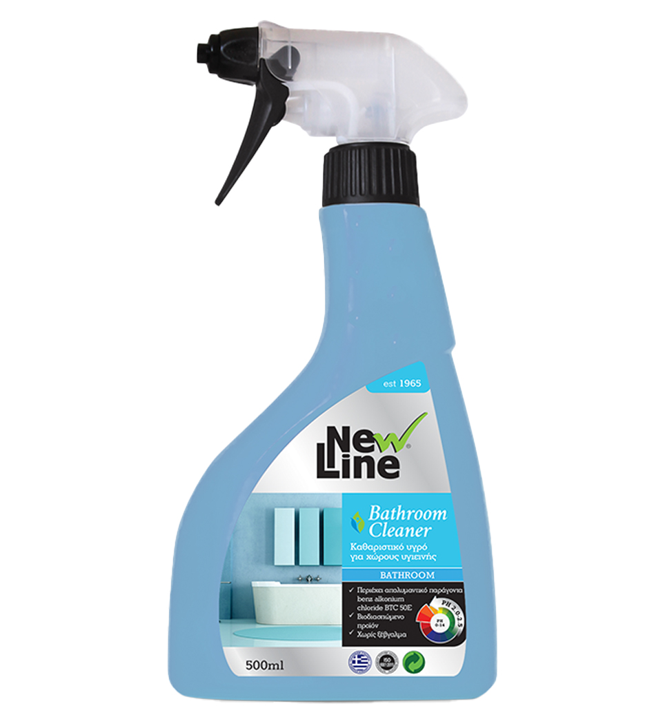 NEWLINE ΚΑΘΑΡΙΣΤΙΚΟ ΥΓΡΟ ΓΙΑ ΧΩΡΟΥΣ ΥΓΙΕΙΝΗΣ 0.5LT (90016)