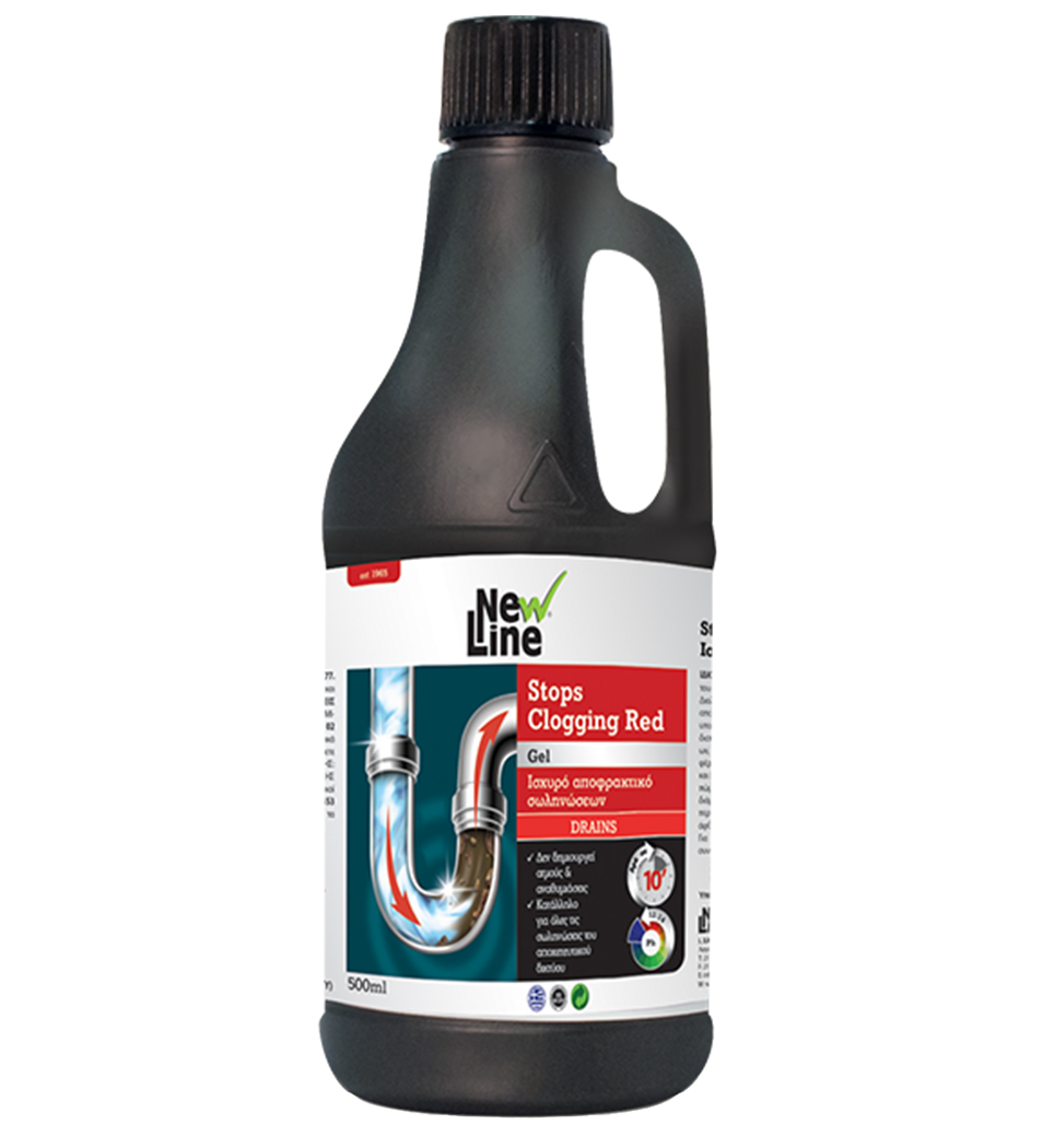 NEWLINE ΑΠΟΦΡΑΚΤΙΚΟ ΚΑΙ ΚΑΘΑΡΙΣΤΙΚΟ ΥΓΡΟ ΣΩΛΗΝΩΣΕΩΝ ΑΠΟΧΕΤΕΥΤΙΚΟΥ ΔΙΚΤΥΟΥ 0.5LT (90133)