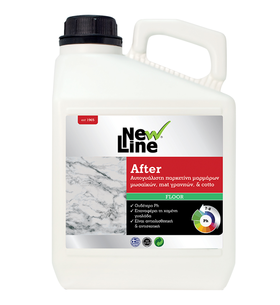 NEWLINE ΑΥΤΟΓΥAΛΙΣΤΗ ΠΑΡΚΕΤΙΝΗ ΜΑΡΜAΡΩΝ, ΜΩΣΑΪΚΩΝ, MAT ΓΡΑΝΙΤΩΝ ΚΑΙ COTTO 3LT (90051)
