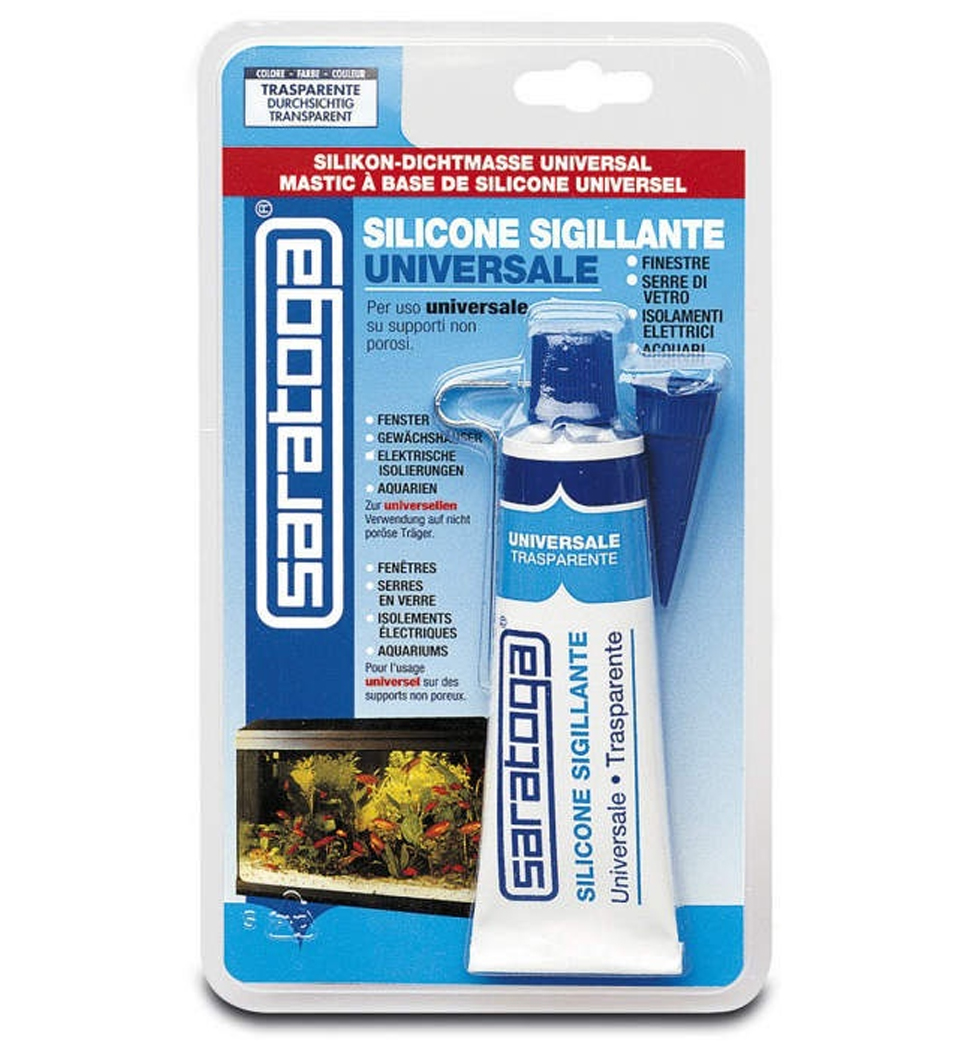 SARATOGA SILICONE SIGILLANTE ΣΙΛΙΚΟΝΗ ΓΕΝΙΚΗΣ ΧΡΗΣΕΩΣ ΔΙΑΦΑΝΗ 60ml