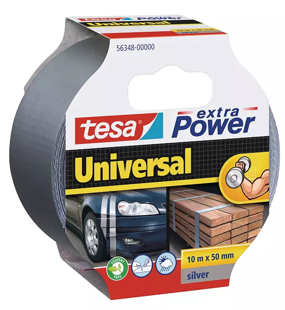 TESA ΥΦΑΣΜΑΤΙΝΗ ΤΑΙΝΙΑ ΓΚΡΙ EXTRA POWER UNIVERSAL 10m x 50mm