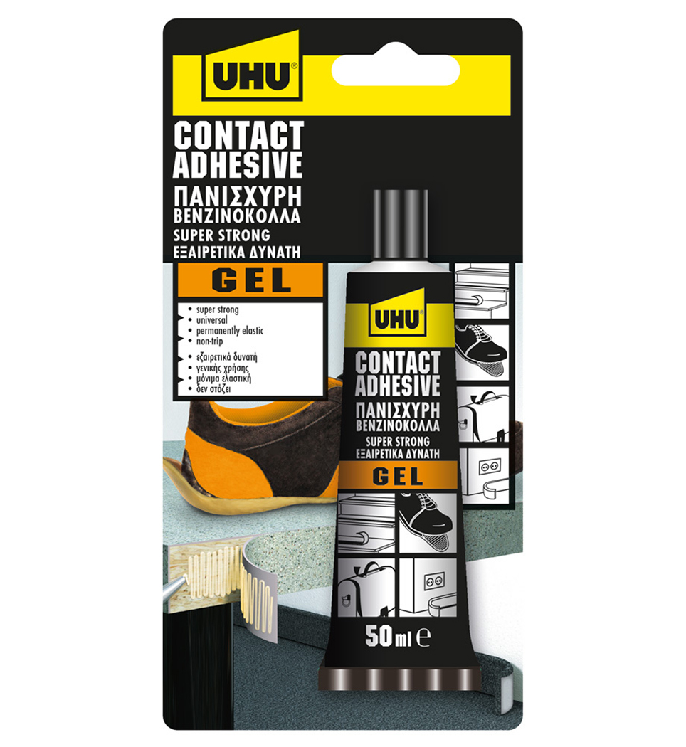UHU CONTACT GLUE GEL ΒΕΝΖΙΝΟΚΟΛΛΑ ΑΝΘΕΚΤΙΚΗ 50ml (64627)